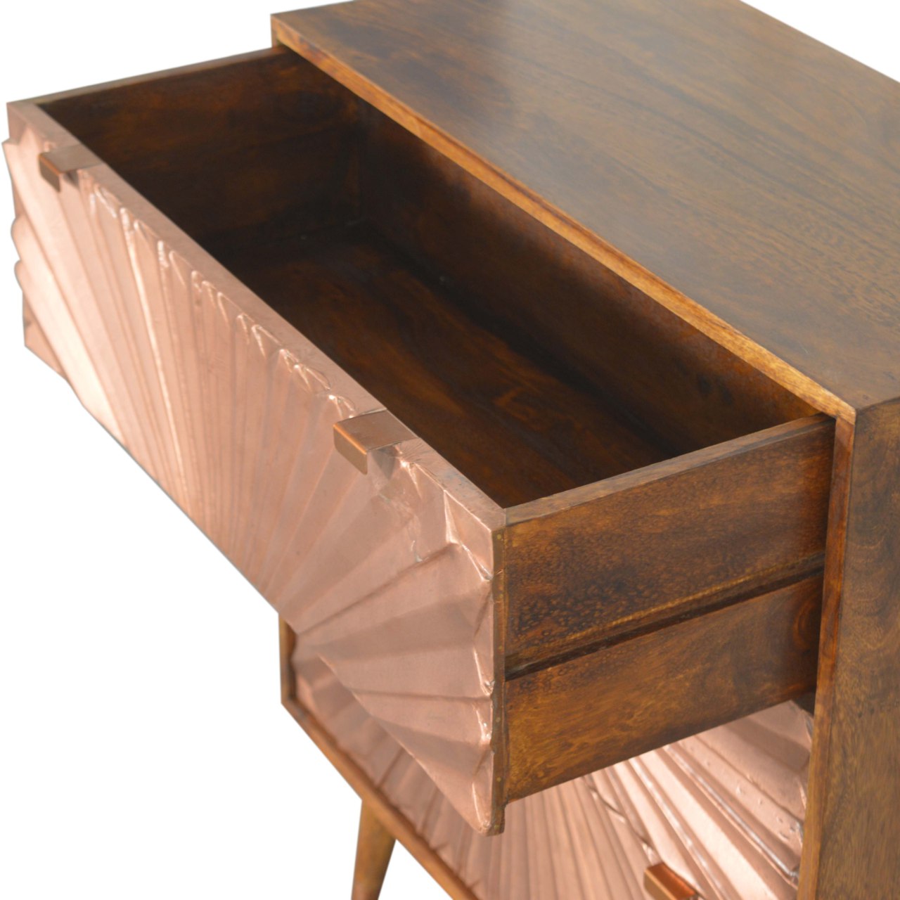 Manila Copper Chest of Drawers | Chestnut Mango Wood