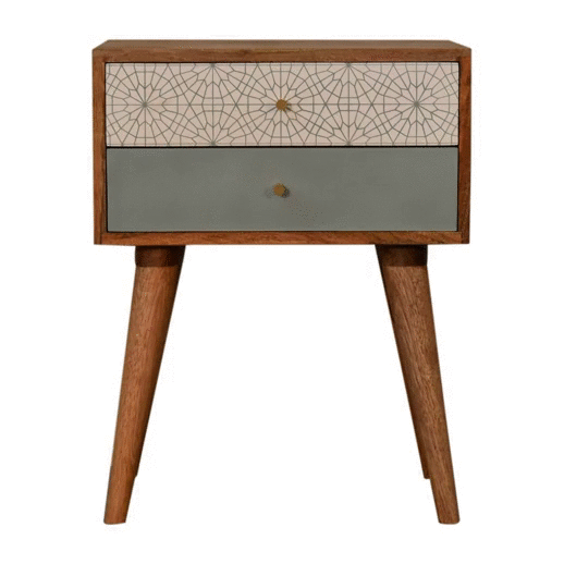 Chestnut Wave Entertainment Unit Chest of Drawers