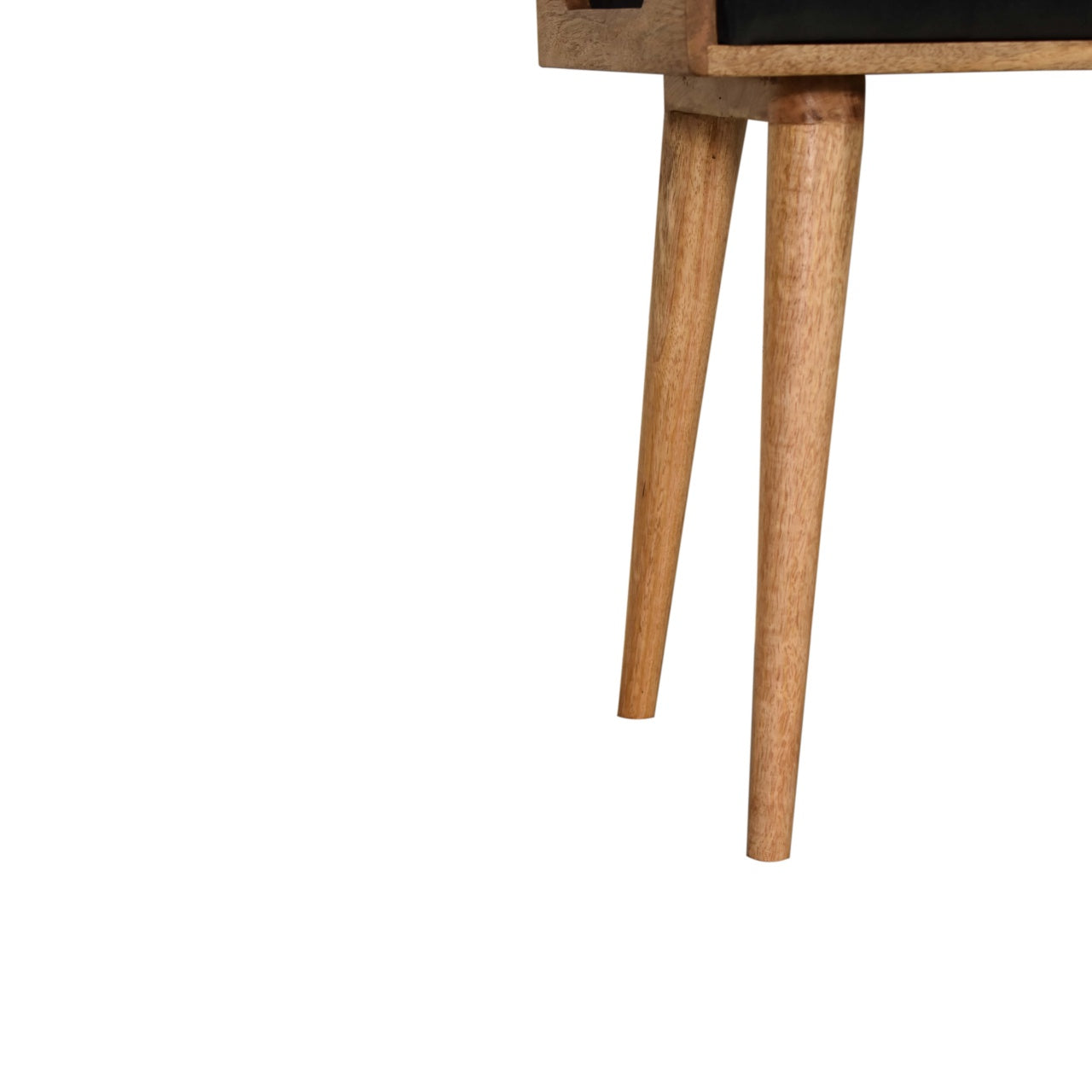 Emerald Velvet Tray Style Footstool | Cotton Velvet
