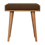 Multi Tweed Tray Style Footstool
