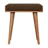 Multi Tweed Tray Style Footstool