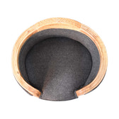 Carved Battleship Tweed Pet Bed | Hand-Carved