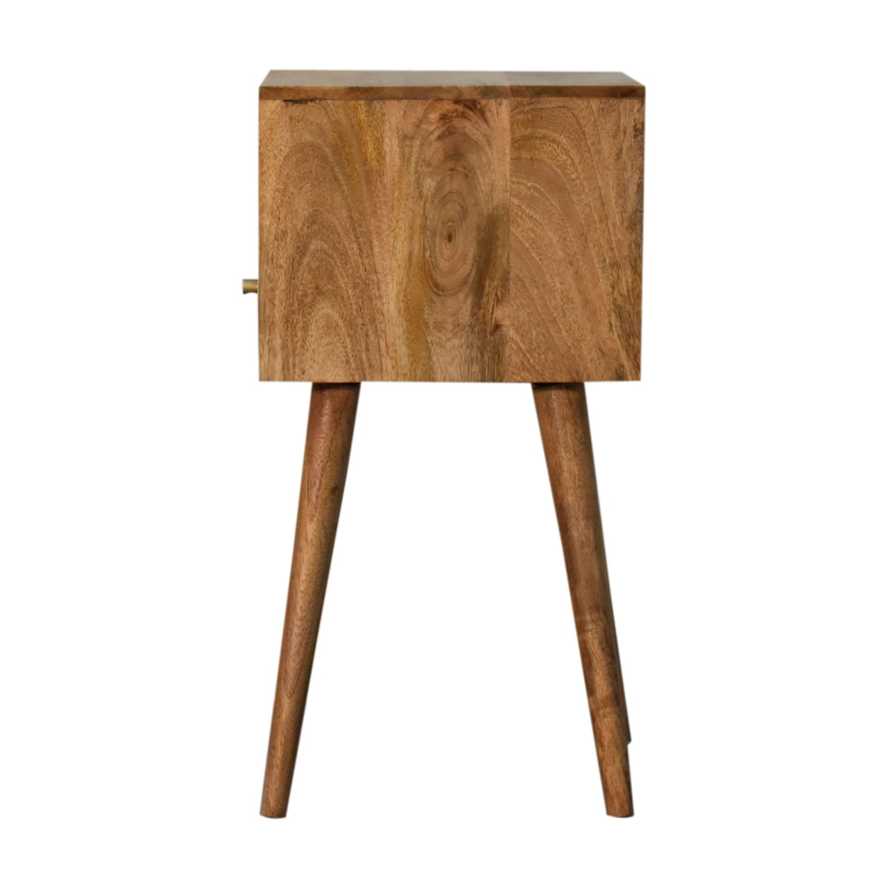 Mini Sky Blue Hand Painted Bedside Table | Oak-Ish Mango Wood