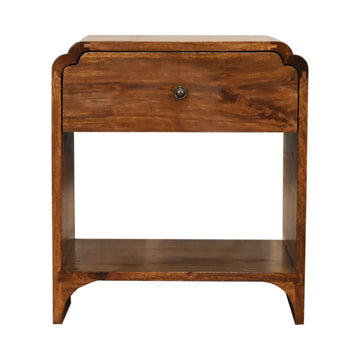 Newton Bedside Table | Chestnut Mango Wood