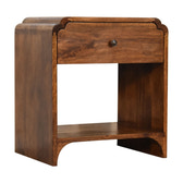 Newton Bedside Table | Chestnut Mango Wood