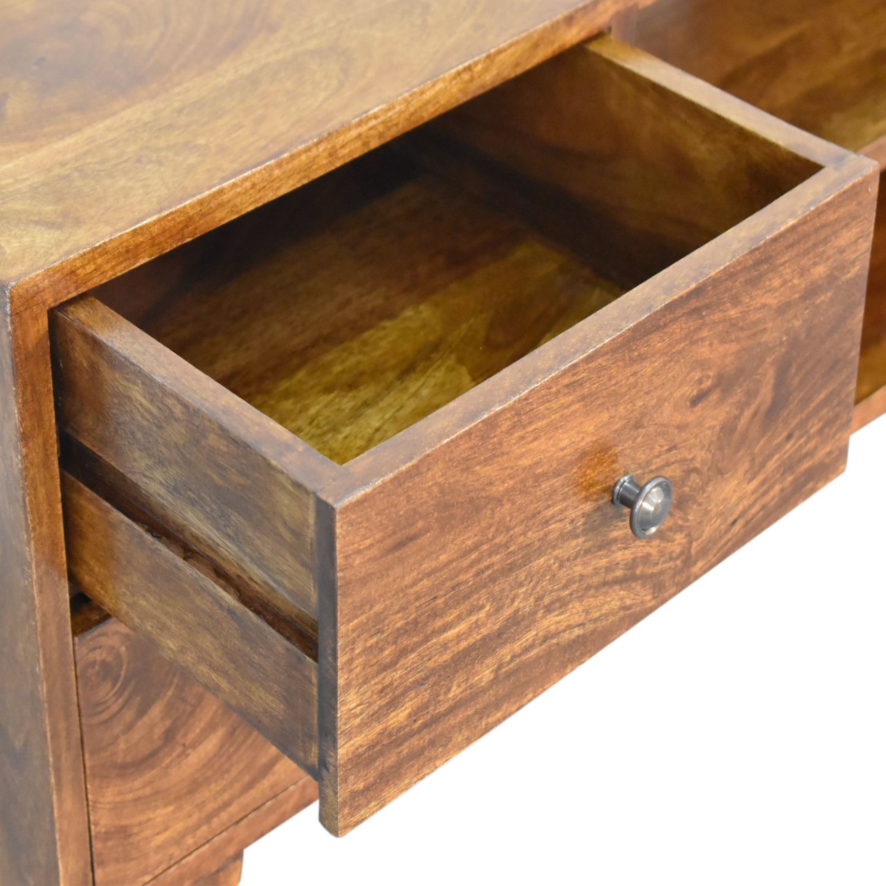 Nordic Chestnut Entertainment Unit Chest of Drawers