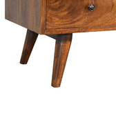 Nordic Chestnut Entertainment Unit Chest of Drawers