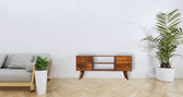 Nordic Chestnut Entertainment Unit Chest of Drawers