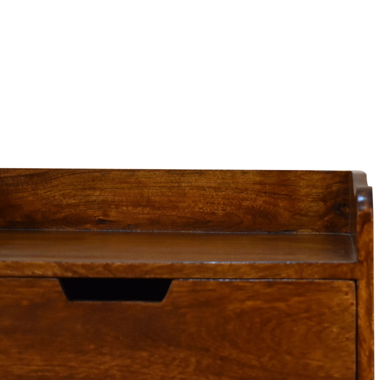 Chestnut Gallery Back Bedside Table