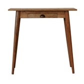Mini Nordic Style Writing Desk | Oak Solid Mango Wood