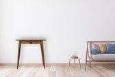Mini Nordic Style Writing Desk | Oak Solid Mango Wood
