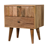 Oak-ish Prism Bedside Table