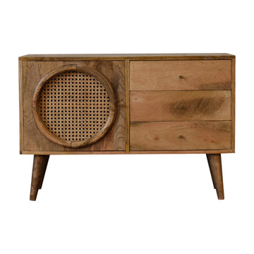 Larissa Sideboard Chest of Drawers | Oak-Ish Solid Mango Wood