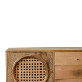 Larissa Sideboard Chest of Drawers | Oak-Ish Solid Mango Wood