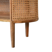Larissa Curved Shelving Unit Chest of Drawers