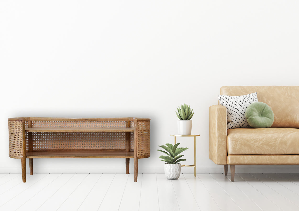 Larissa Curved Shelving Unit