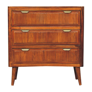 Capri Chest of Drawers | Chestnut Mango Wood