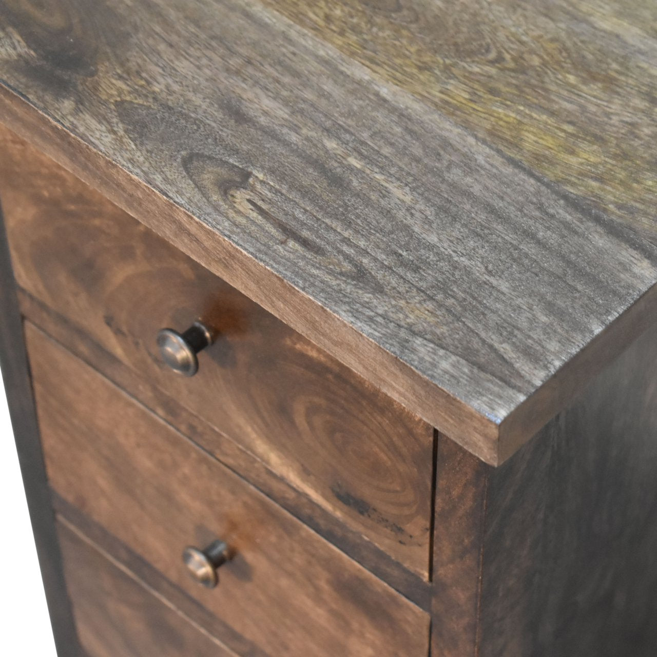 Mini Classic Grey Country Bedside Table