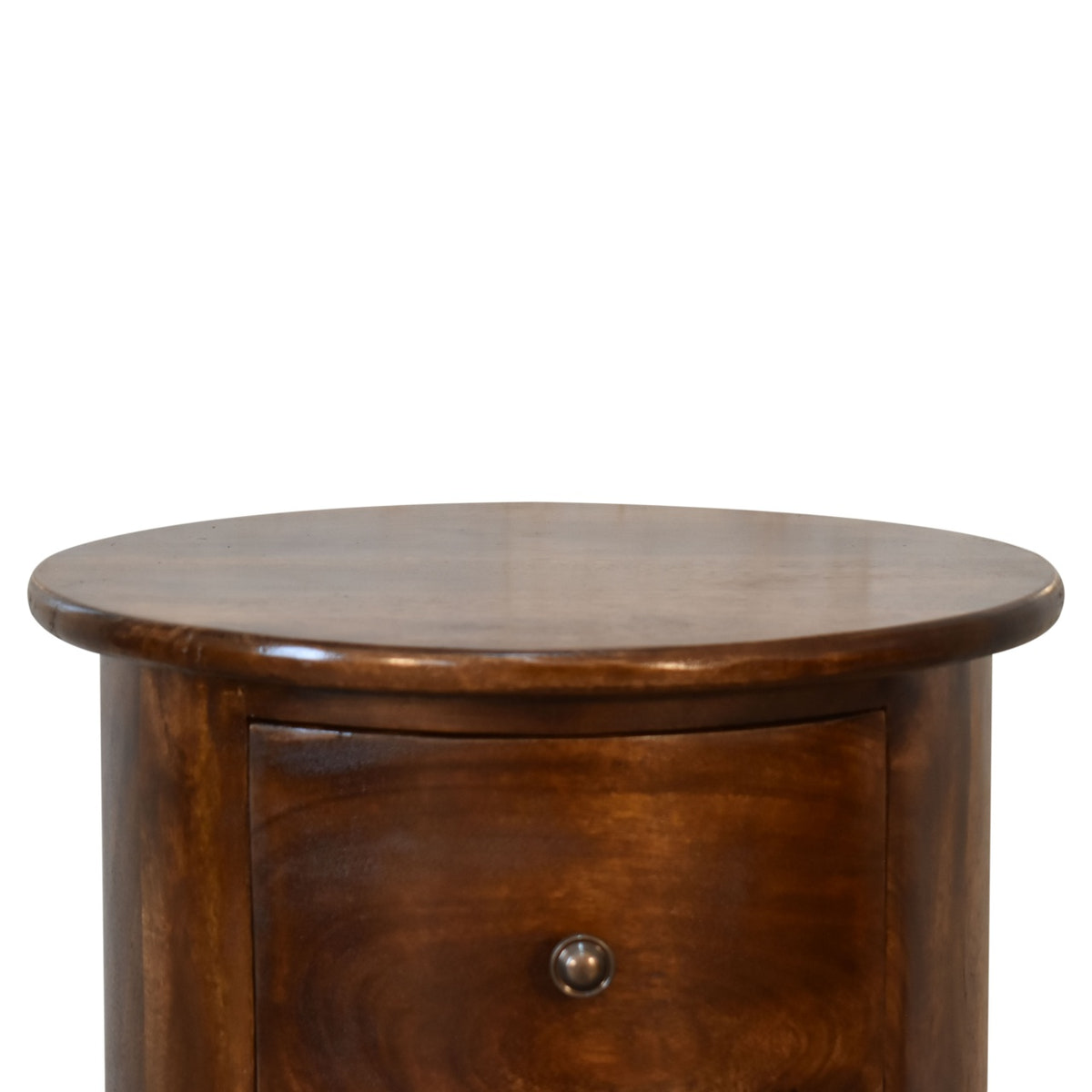 3-Drawer Chestnut Drum Storage Bench