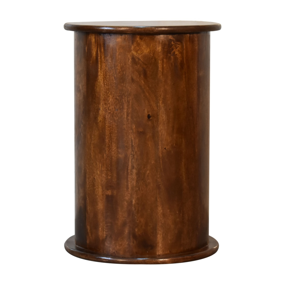 3-Drawer Chestnut Drum Storage Bench
