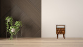 Samara Bedside Table | Chestnut Solid Mango Wood