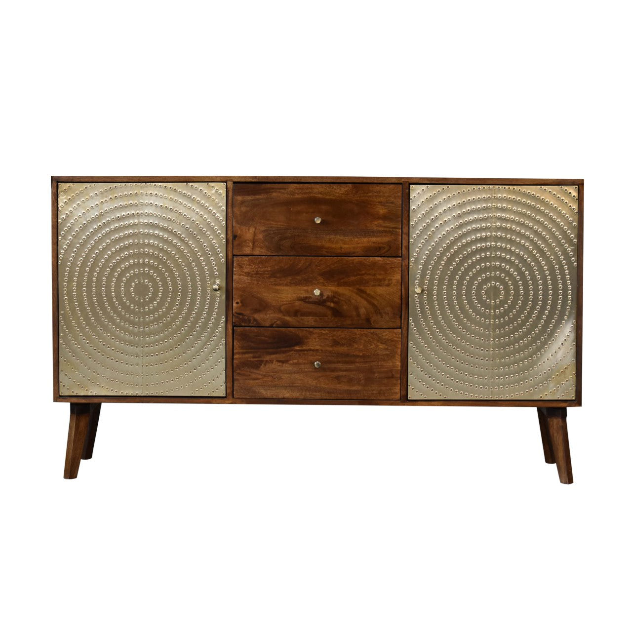 Zen Sideboard Chest of Drawers | Chestnut Solid Mango Wood