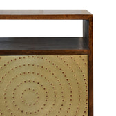 Zen Bedside Table | Chestnut Solid Mango Wood