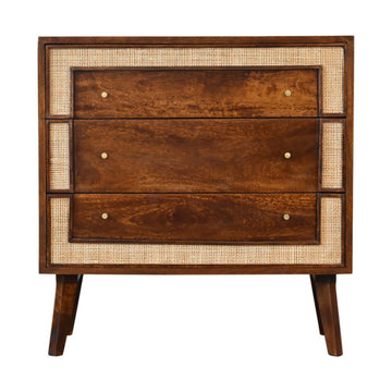 Close-knit Chestnut Chest of Drawers