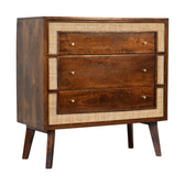 Close-knit Chestnut Chest of Drawers