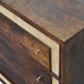 Close-knit Chestnut Chest of Drawers