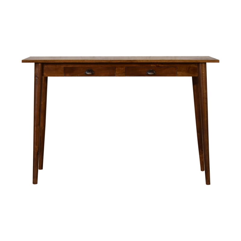2-Drawer Chestnut Writing Desk