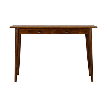 2-Drawer Chestnut Writing Desk
