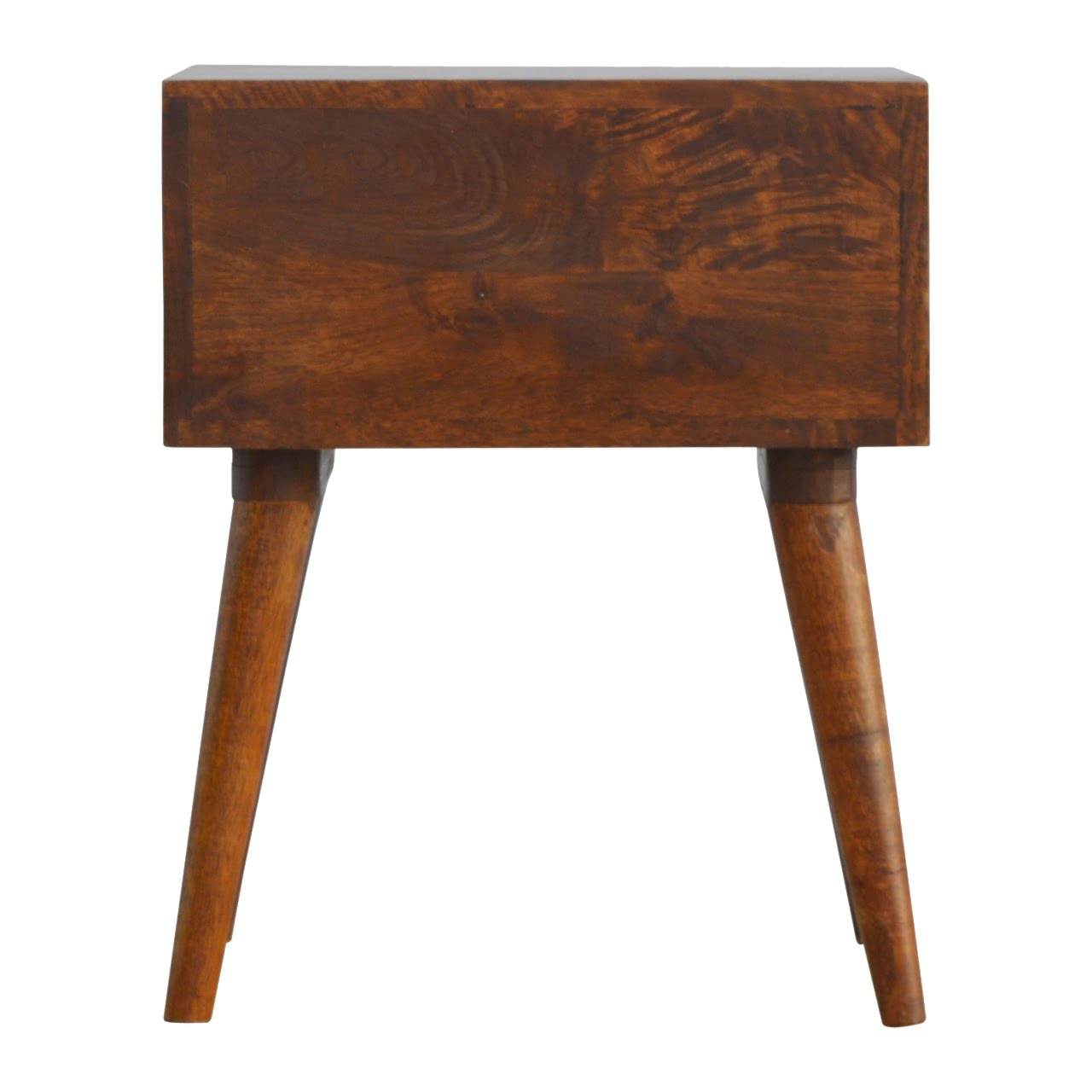 Geo Brass Inlay Bedside Table