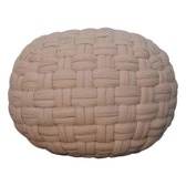 Tube Pouffe Cream Footstool