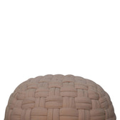 Tube Pouffe Cream Footstool