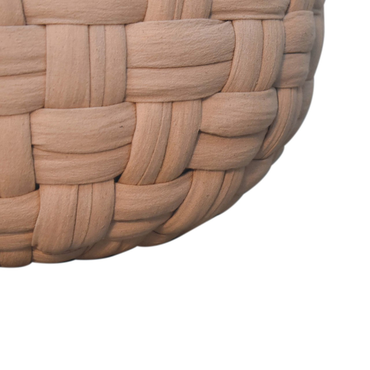 Tube Pouffe Cream Footstool