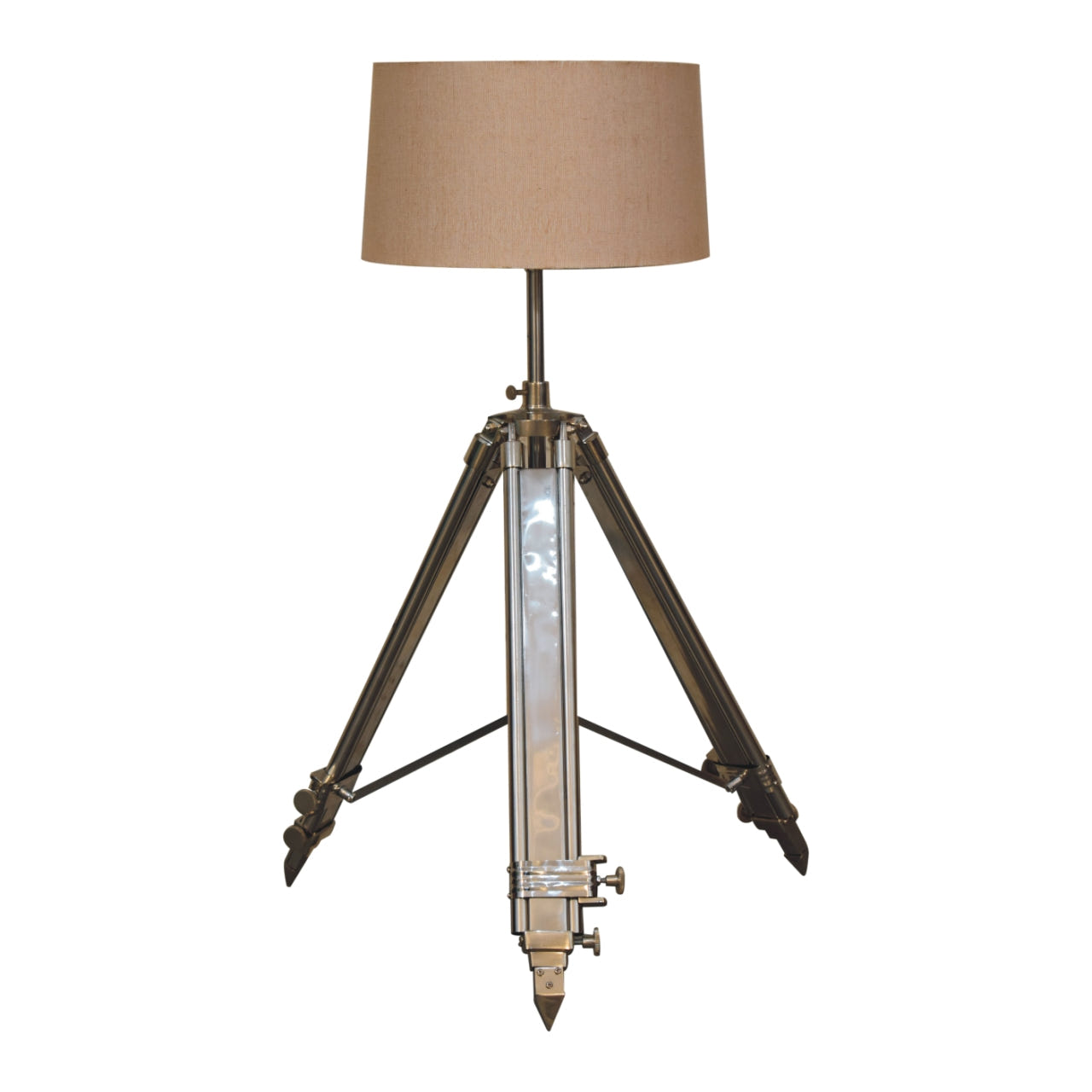 Chrome Tripod Floor Lamp