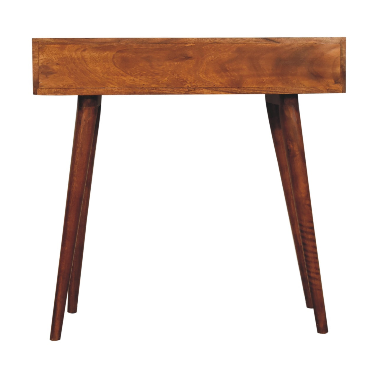 Chestnut Pineapple Console Chest of Drawers | Hand-Carved