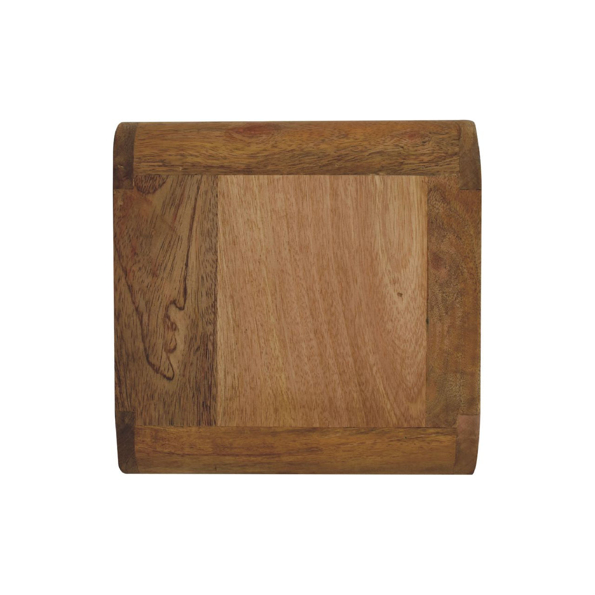 Mini Curve Oak-ish Floating Bedside Table | Wall-Mounted