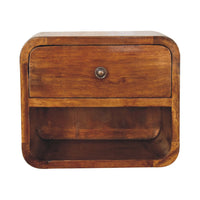Mini Curve Floating Bedside Table