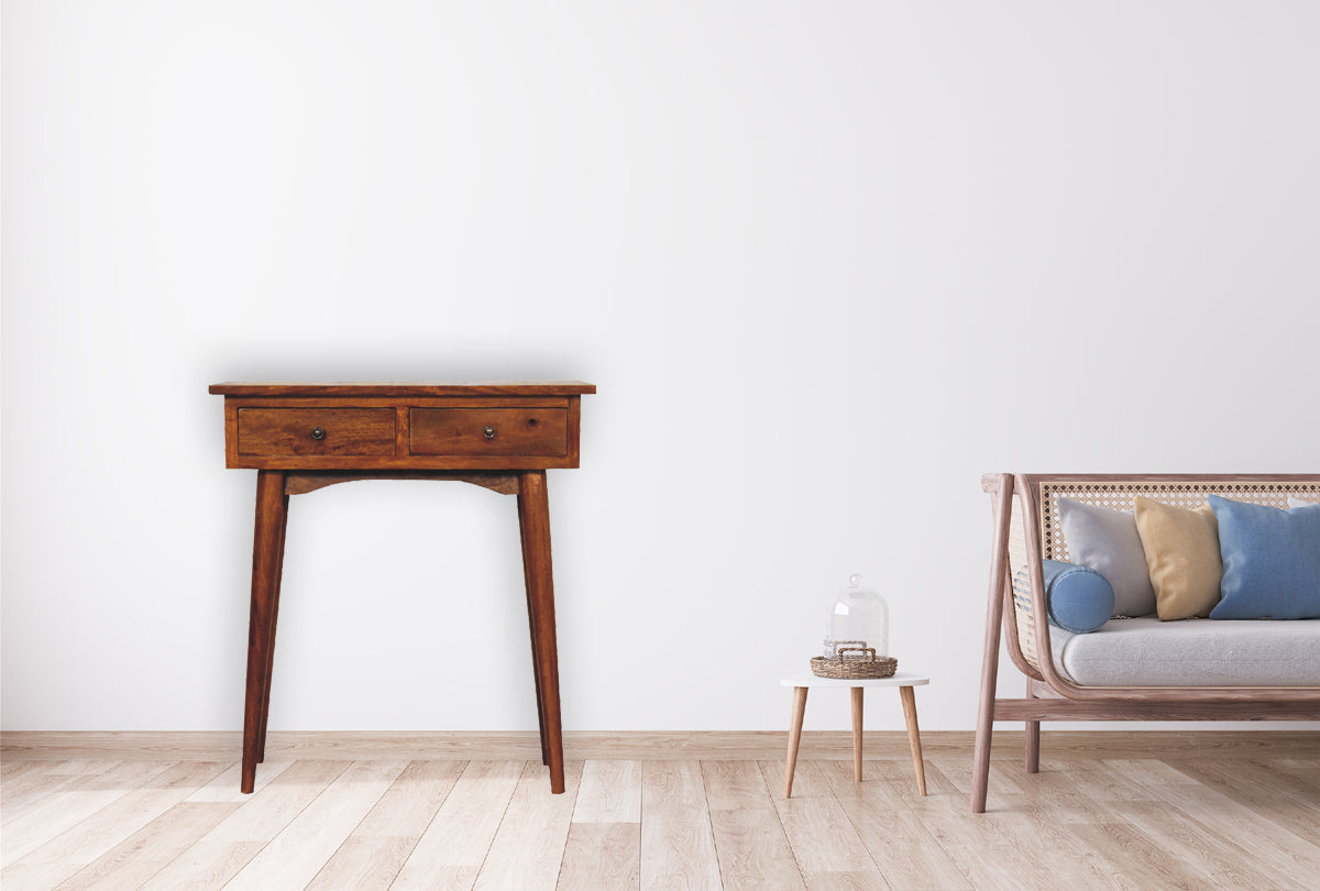 Mini Chestnut Hallway Console