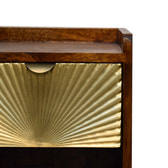 Mini Manila Gold 1 Drawer Bedside