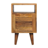 Mini Oak-ish Classic Open Bedside Table