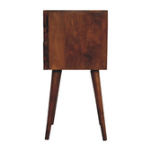 Lille Mini Chestnut Bedside Table