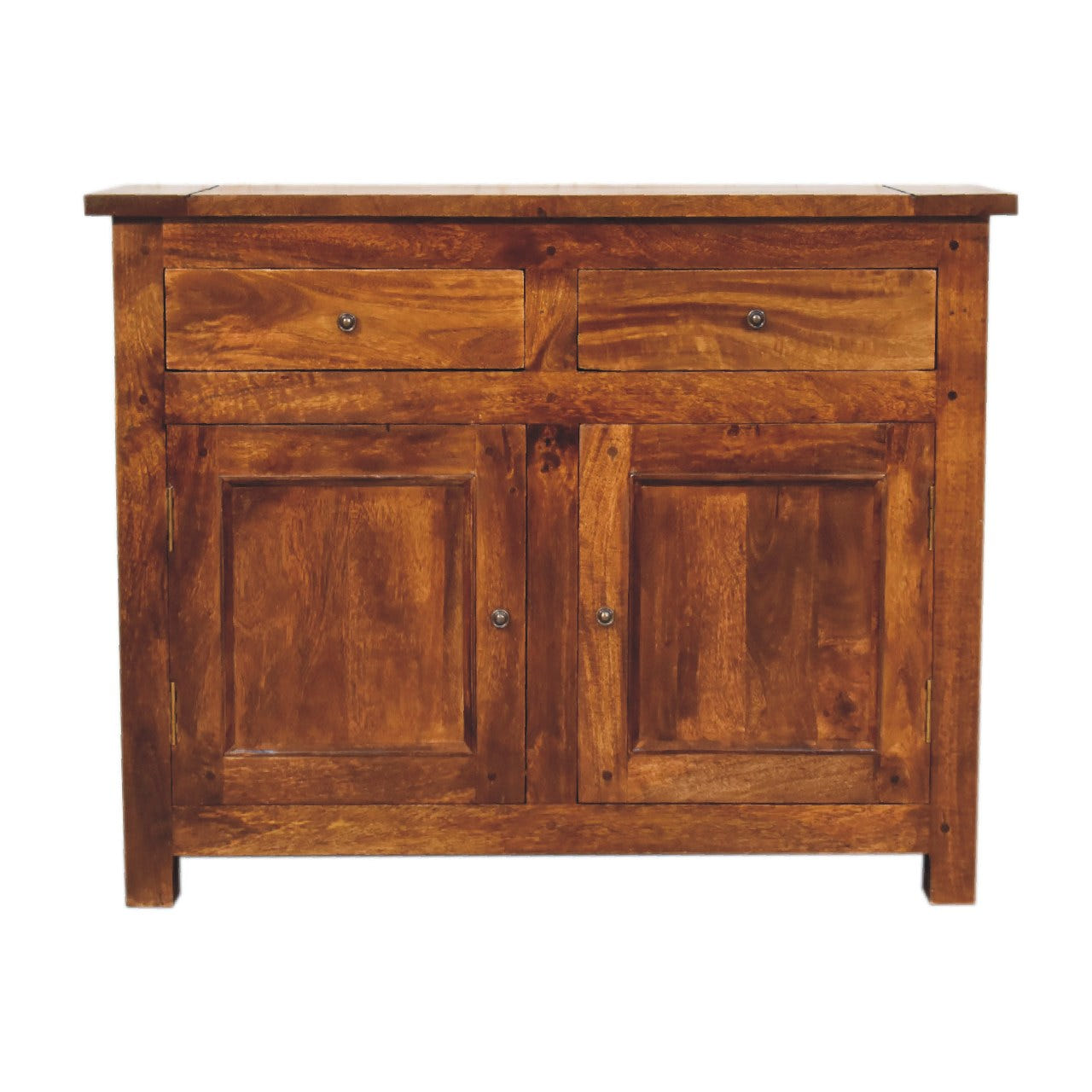 Chestnut Sideboard with 2-Drawers Chest of Drawers