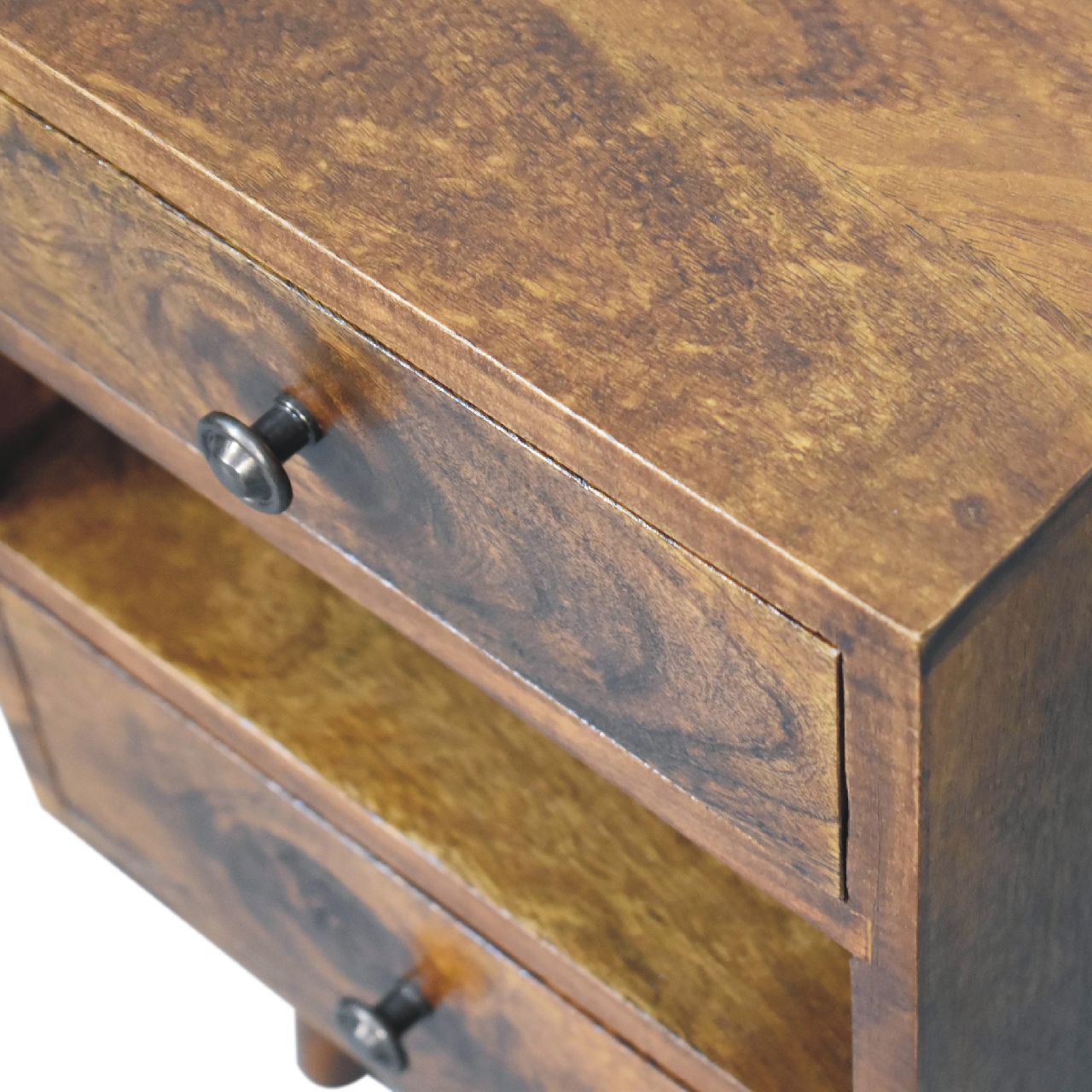 Mini Classic Multi Chestnut Bedside Table