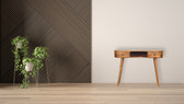 Oak-ish Wave Writing Desk