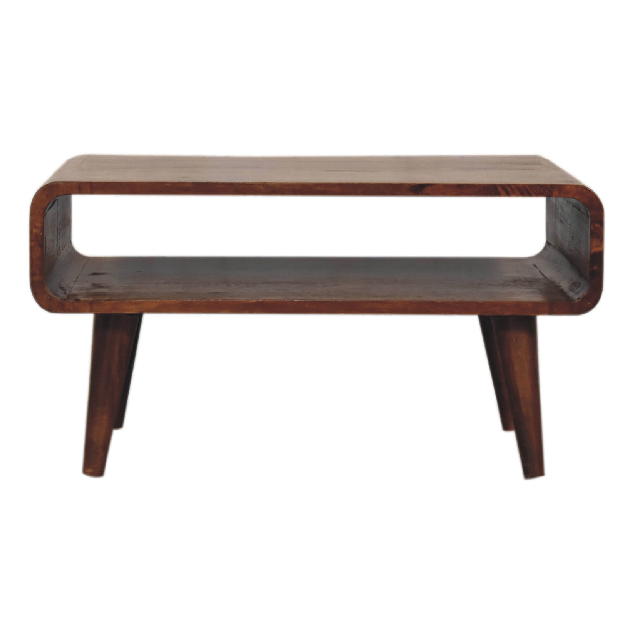 Open Chestnut Chest of Drawers