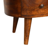 Mini Chesnut Wave Coffee Table | Chestnut Solid Mango Wood