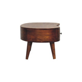 Mini Chesnut Wave Coffee Table | Chestnut Solid Mango Wood